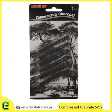Worison Art Compressed Charcoal (6Pcs) The Stationers